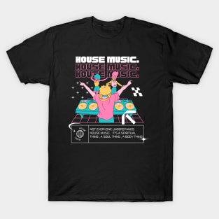 HOUSE MUSIC  - Dj Dancefloor (pink) T-Shirt